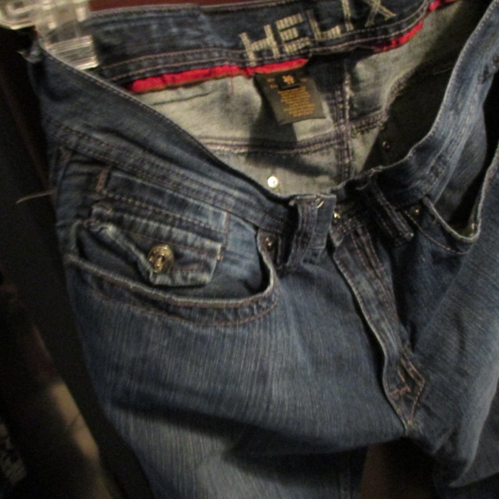 Helix 36X34 Slim Boot Men's Jeans - Picture 6 of 7